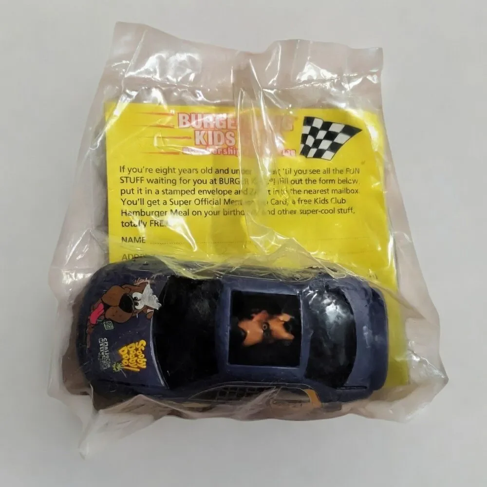 Vintage Burger King Kids Club Cartoon Network Wacky Racing Scooby-Doo Race Car